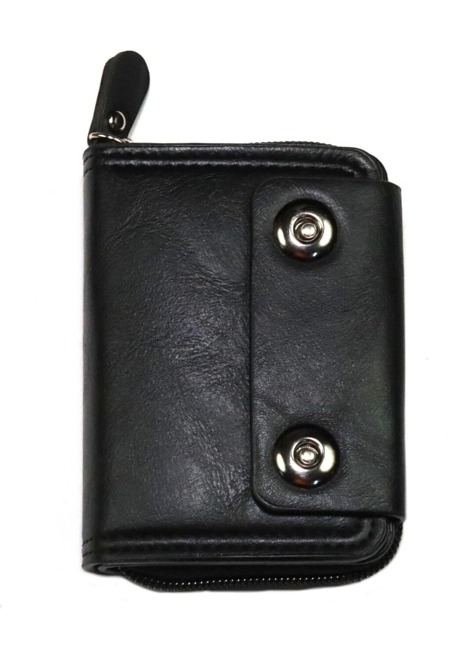 2767 Leatherite Credit Card Holder Wallet Black